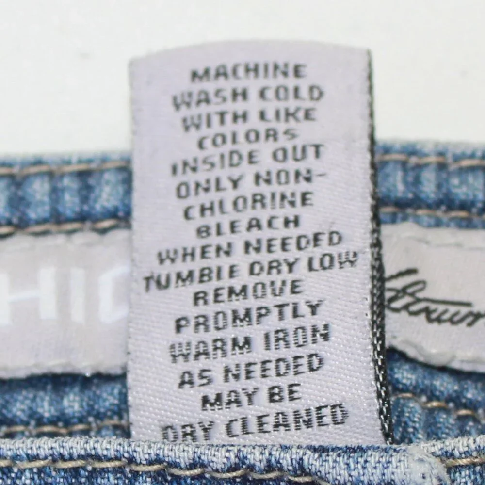 #372 Chico's Platinum Light Jeans Size 2 (12) - Picture 7 of 7